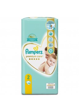 Підгузки дитячі Pampers Premium Care, розмір 2 (4–8 кг), 46 шт
